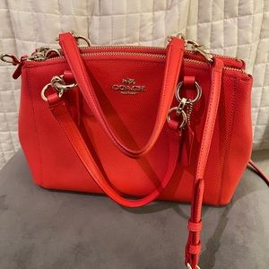 Coach “Mini Christie Carryall”in Orange